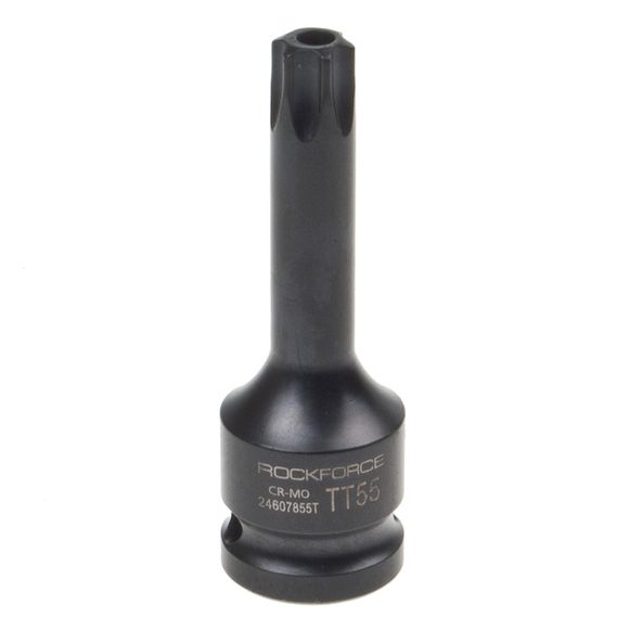 Головка-бита TORX ударная 1/2", TH55 с отверстием ROCKFORCE RF-24607855T /1