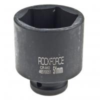 Головка торцевая 51мм 3/4" 6-гранная ударная удлиненная L=80мм ROCKFORCE RF-46510051 /1/30
