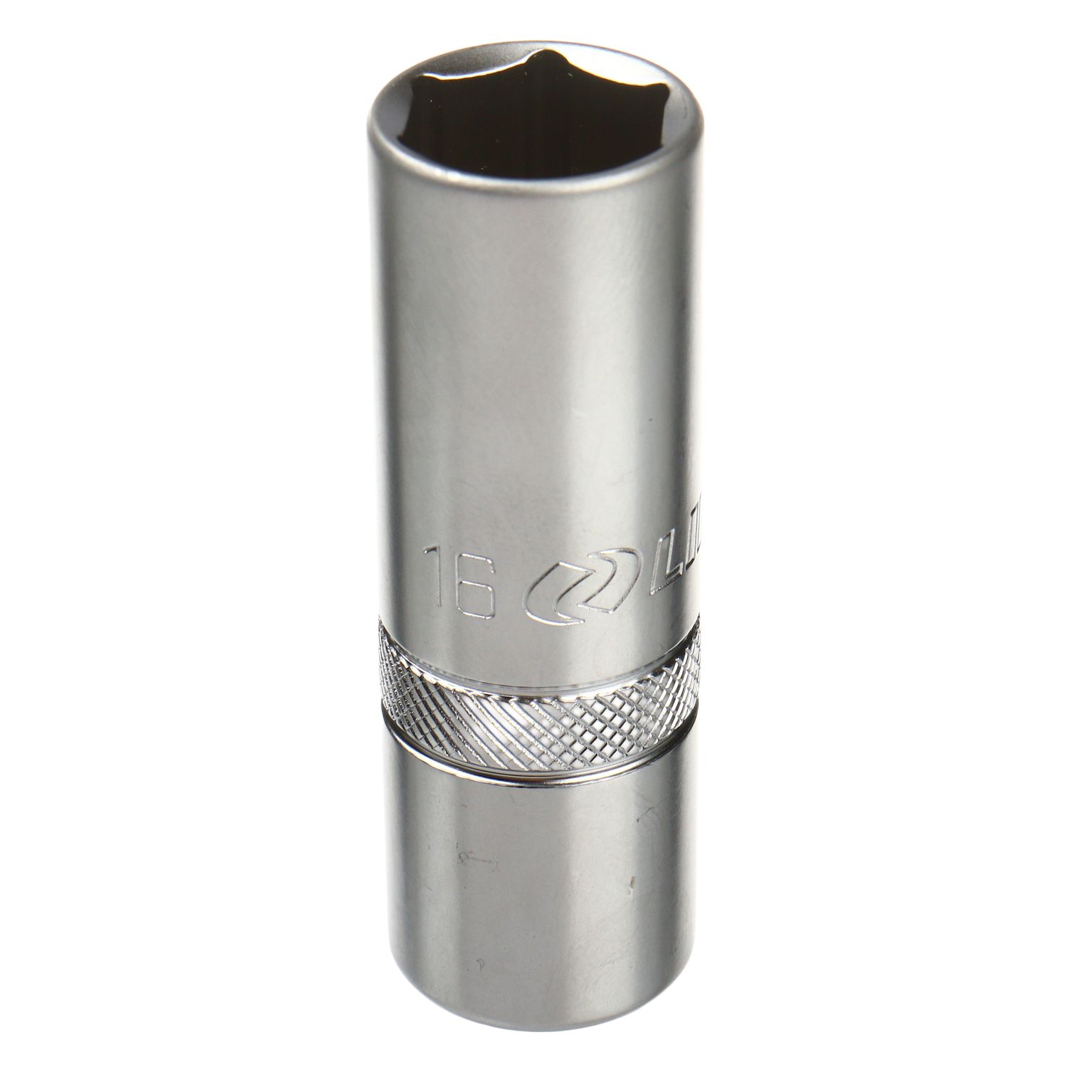Головка свечная 16мм 1/2" 6-гранная L-65мм LG-47016 LIGE /1/60 NEW