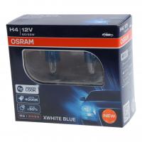 Автолампа H4 (60/55) P43t-38+30% XWHITE BLUE 4000K (2шт) 12V OSRAM /1/10/100