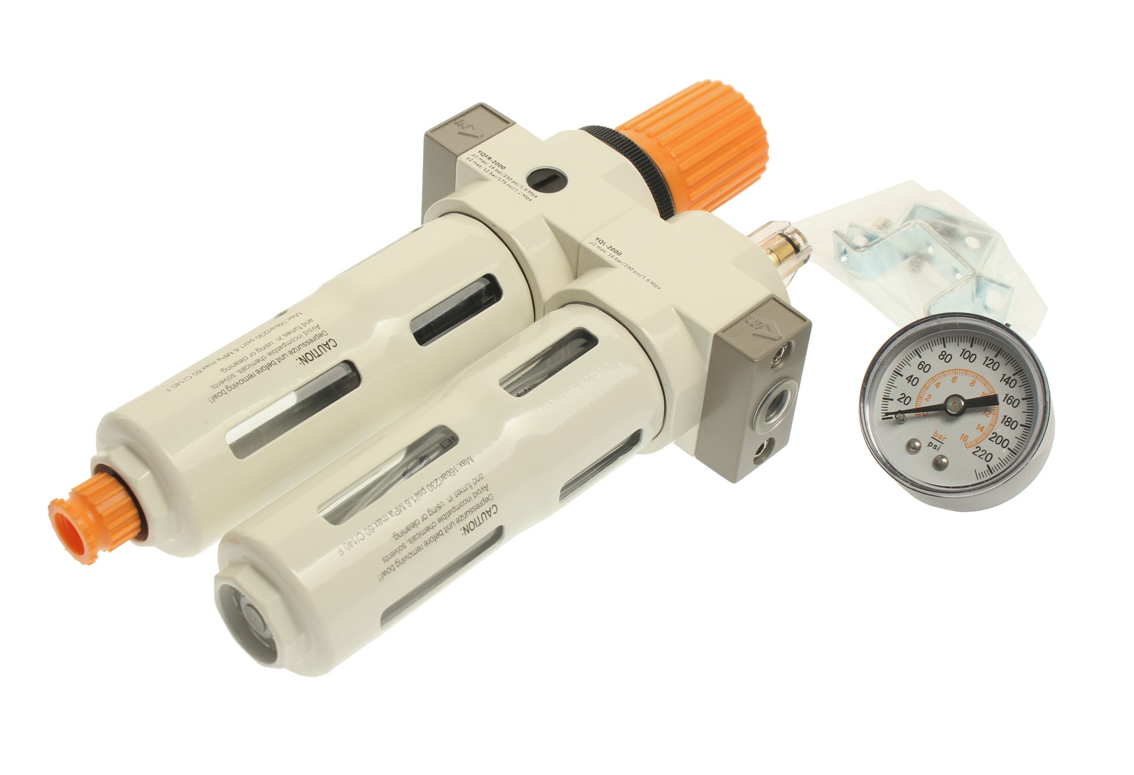 Блок подготовки воздуха RF-7002014 "Profi" 1/4" (пропускная способность:1300 л/мин,16bar, температура воздуха: 0° до 60   ROCKFORCE /1