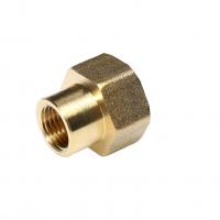 Соединитель резьбовой ER-FF08/04: внутр. резьба 1/2"x1/4" ЭВРИКА /1/10