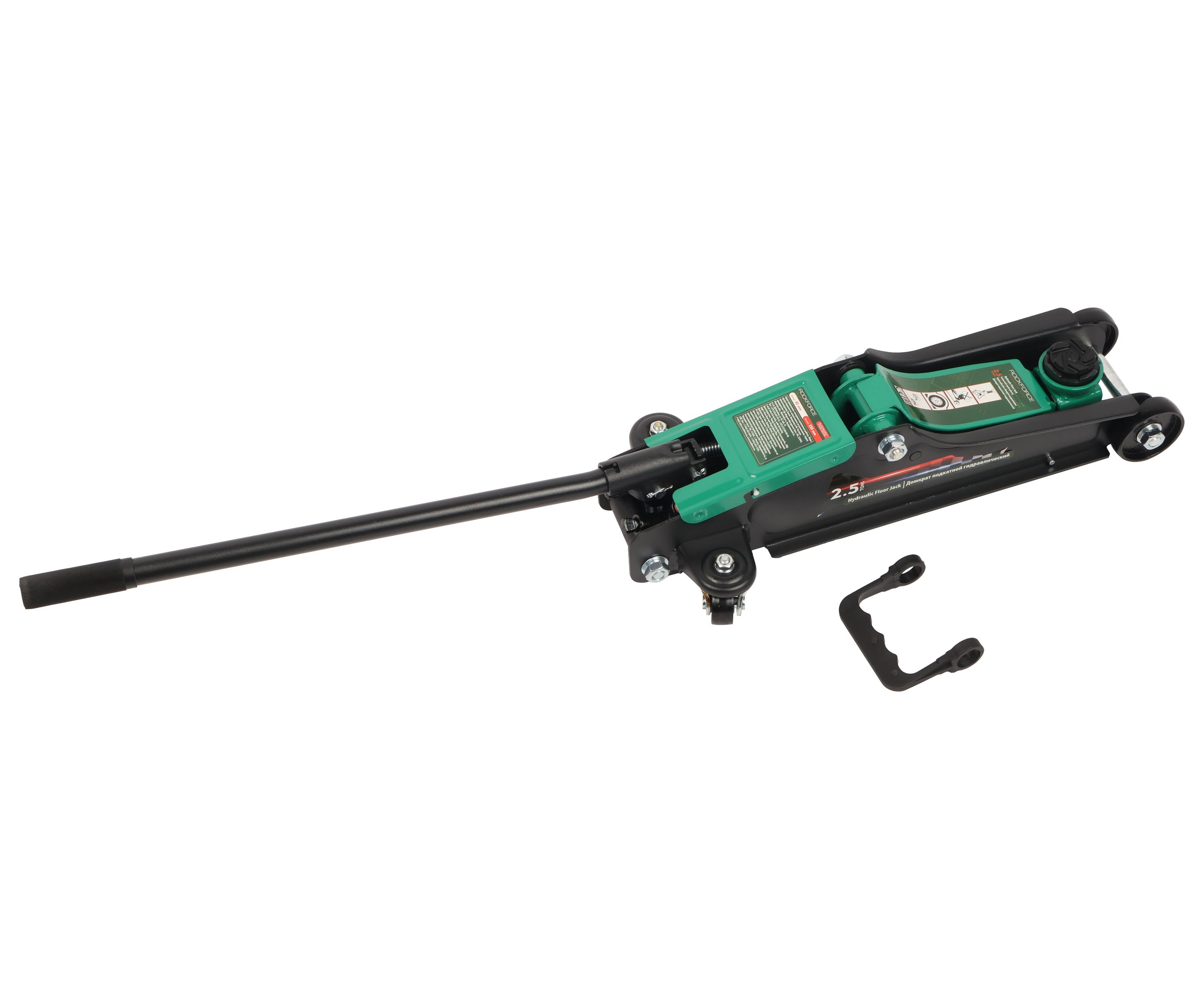Домкрат гидравлический RF-TH32505C подкатной 2,5т (h min 85мм.h max 350мм) в кейсе ROCKFORCE /1