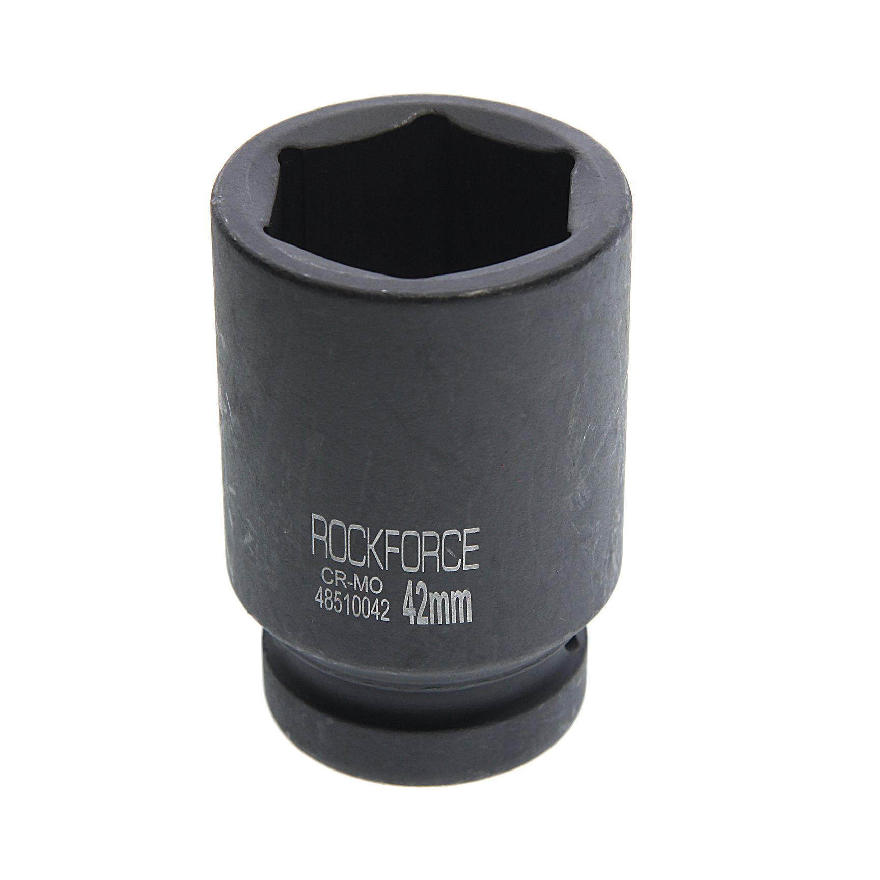 Головка торцевая  42мм 1" 6-гранная ударная удлиненная L=90мм ROCKFORCE RF-48510042 /1/30