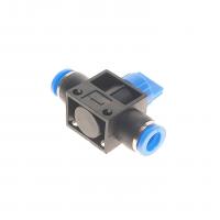 Фитинг  RF-SHVFF08-08 для пластиковых трубок с краном 8x8мм ROCKFORCE /1