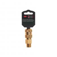 Быстроразъем RF-BSE1-3SM пневматический с клапаном, наружная резьба 3/8" (в пластиковом держателе) ROCKFORCE /1