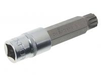 Головка-бита SPLINE 12-лучевая M16 1/2" (L-100мм) ROCKFORCE /1
