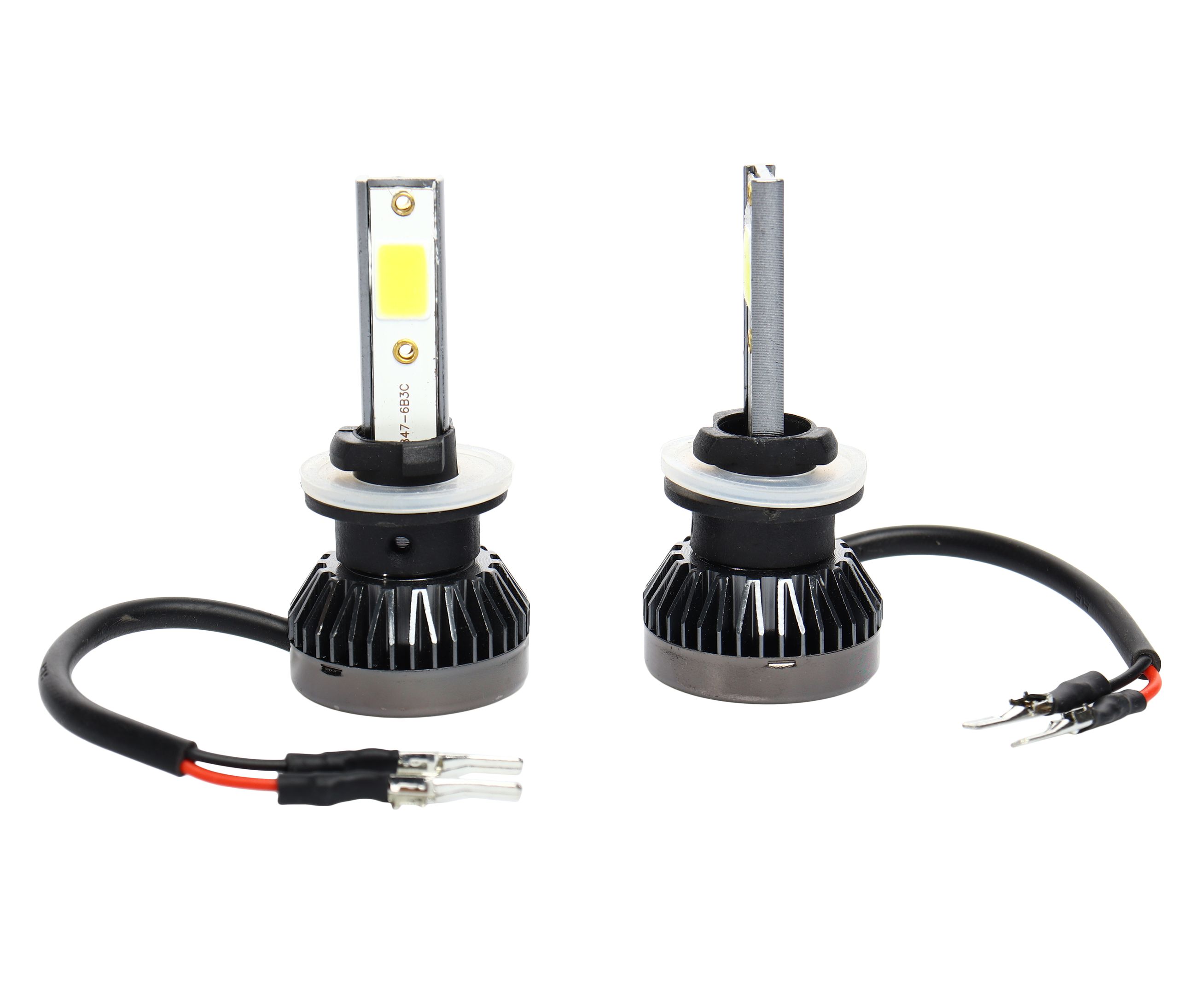 Автолампа MisMINI H27 LED 2 COB 18W с радиатором (2шт) 12-24V /1/ 150