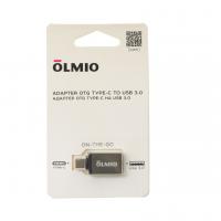 Адаптер OLM-039323 type-C to USB 3.0, серый OLMIO /1/100