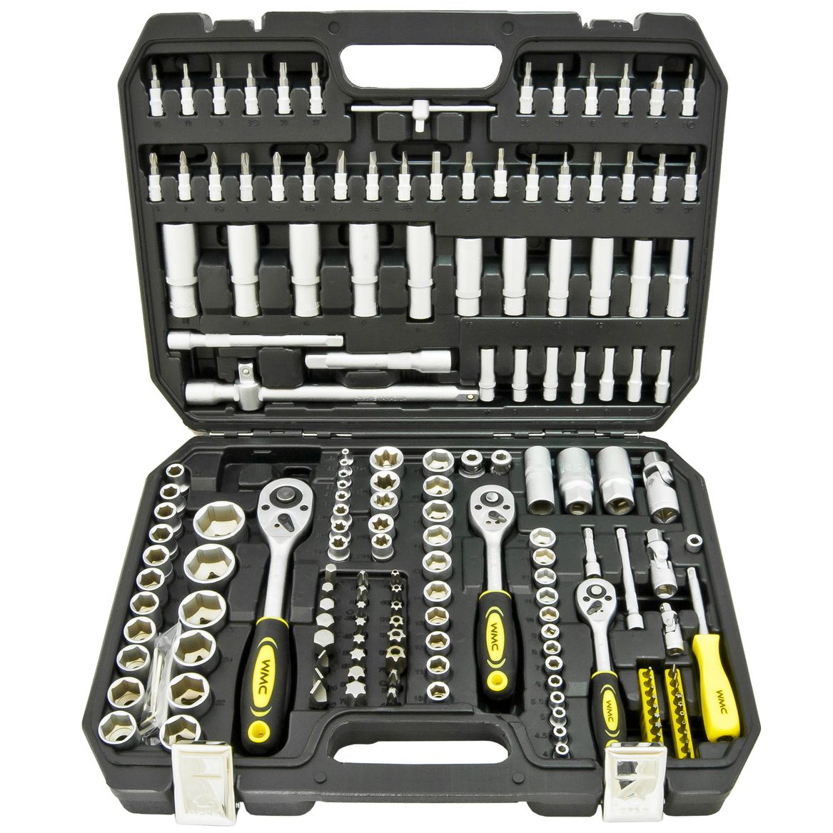 Набор инструмента WMC-41723-5: 1/4'', 3/8'', 1/2'' 171пр. WMC TOOLS /1/2