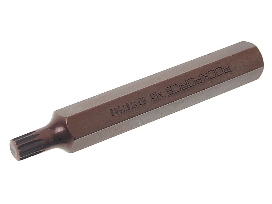 Вставка SPLINE M6х75ммL,10мм ROCKFORCE /1/10/100