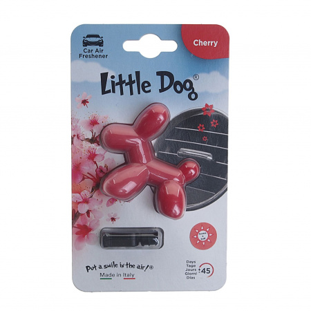 Ароматизатор воздуха ED0404 Little Dog (Вишня) на дефлектор, 3D-Polymer Drive Int /1/6