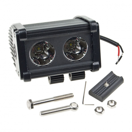 Фара рабочего света D-20W 2CREE диода 10-30V  MISTAR /1