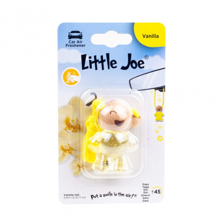 Ароматизатор воздуха BJ0101 Little Joe Bttle (Ваниль) флакон подвесной с деревянной крышкой 5,8мл Drive Int /1/6