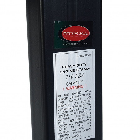 Кантователь двигателя RF-T23402  складной 340кг (3 колеса, 3 страховочных упора) ROCKFORCE /1