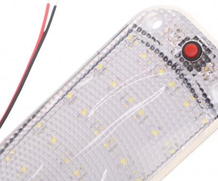 Плафон подсветка SV-3346 LED 72 SMD универсальный с выключателем (250x60мм) 12-24V /1