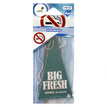 Ароматизатор воздуха PABF-60 BIG FRESH (антитабак) пластинка FKVJP /10/200