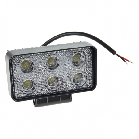 Фара рабочего света 09-18W FLOD рассеивающий 110х60мм 10-30V MISTAR /1