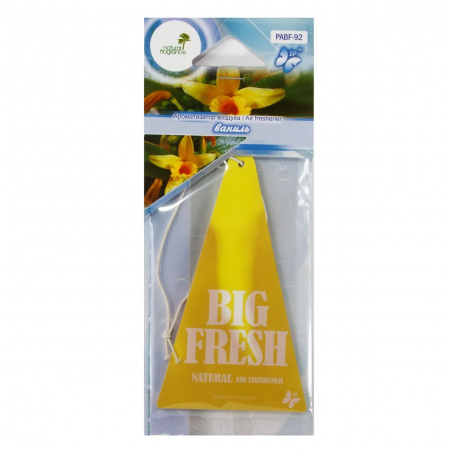 Ароматизатор воздуха PABF-92 BIG FRESH (ваниль) пластинка FKVJP /10/200