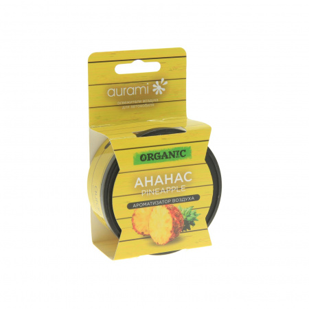 Ароматизатор воздуха ORG-21 ORGANIC (ананас) эко-волокна AURAMI /1/20