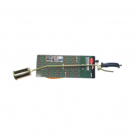 Горелка RF-0752GB газовая кровельная с регулятором, клапаном и гибким шлангом (сопло 60мм, L-740мм, L шланга-1.5м ), на блистере ROCKFORCE /1