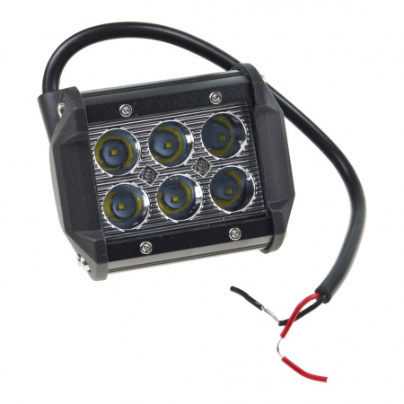 Фара рабочего света C-18W SPOT дальний 6LED, 97х75мм 10-30V  MISTAR /1