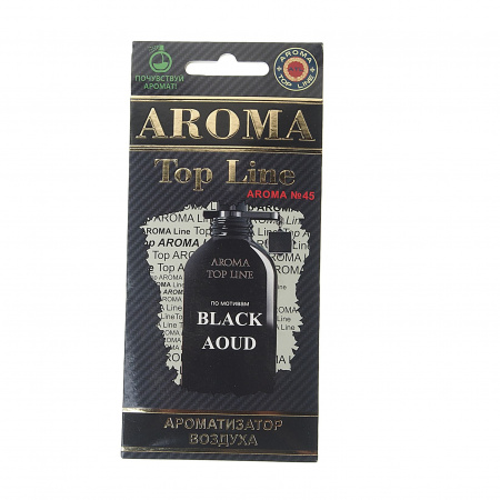 Ароматизатор воздуха ATL-87004 №45 Montale BLACK AOUD пластинка Top Line /1