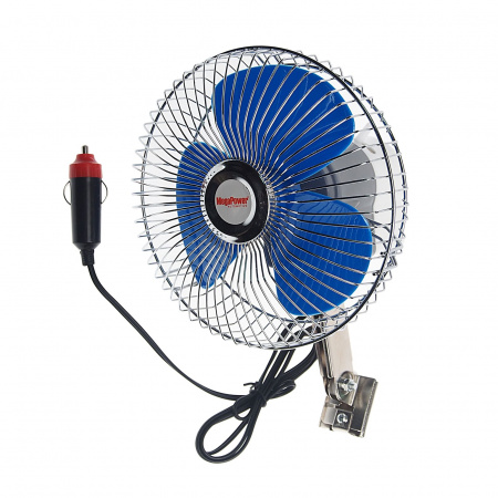 Вентилятор M-502 16см (6") с решеткой металл 24V MEGAPOWER /1/12 HIT