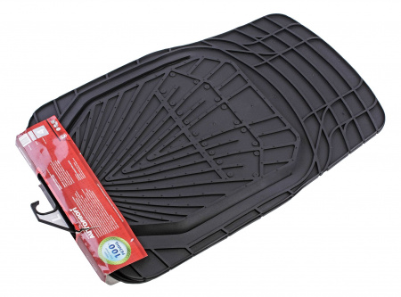 Коврики резиновые POWER TER-510 BLACK универсальные,морозостойкие (4шт) AUTOPROFI /1/5