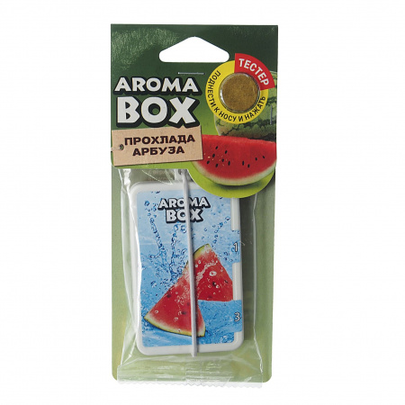 Ароматизатор воздуха FTE-B-10 AROMA BOX (прохлада арбуза) подвесной 20гр FOUETTE /1/36