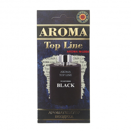 Ароматизатор воздуха ATL-87103 №u004 Bvlgari BLACK пластинка Top Line /1