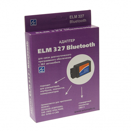 Адаптер диагностический ELM 327 Bluetooth ОРИОН /1/72