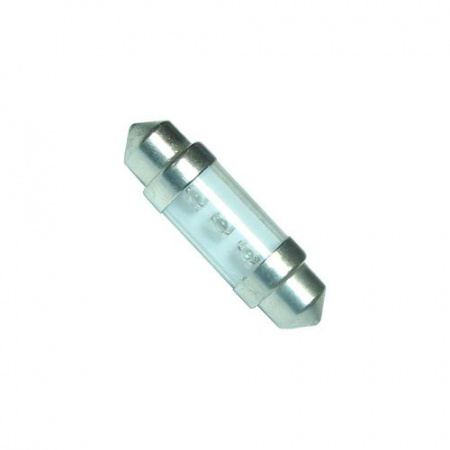Автолампа C10W (SV8.5/8) 36мм 3 LED GREEN 9лм 12V MEGAPOWER /100/1000