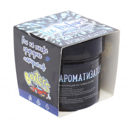 Ароматизатор воздуха FTE-BX-05 BOXTER'S (ice perfume) гелевый, банка 100гр FOUETTE /1/24