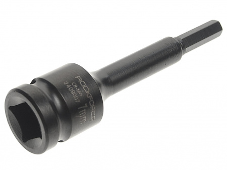 Головка-бита  7мм 1/2" 6-гранная ударная L= 110 мм ROCKFORCE RF-2409007 /1/10/120
