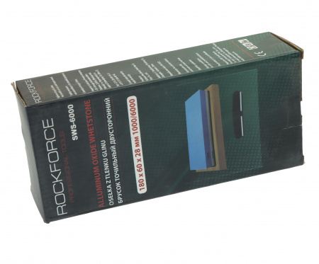 Брусок RF-SWS-6000 точильный двусторонний 180x60x28mm 1000/6000 ROCKFORCE /1/12