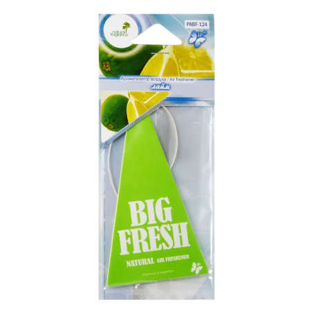 Ароматизатор воздуха PABF-124 BIG FRESH (лайм) пластинка FKVJP /10/200
