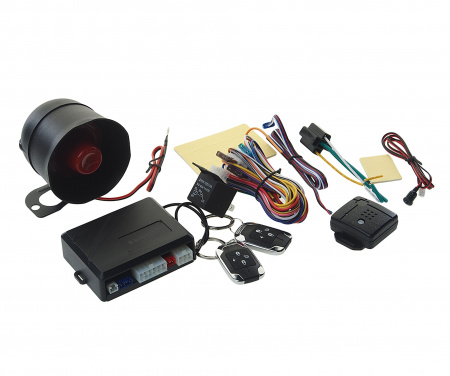 Сигнализация W-Y105 (2-х уровневый датчик удара, сирена 15Вт) 12V ВЫМПЕЛ /1