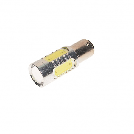 Автолампа P21/5W (BAY15d) 5 SMD MEGA WHITE 400лм 6000K 12V MEGAPOWER /10/100 OLD