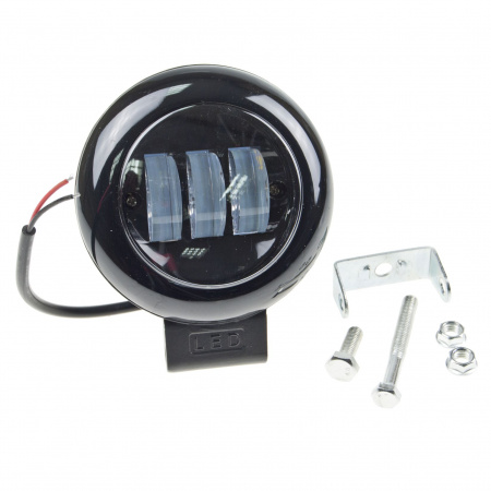 Фара рабочего света R-30W круглая 120х120мм 10-30V MISTAR /1