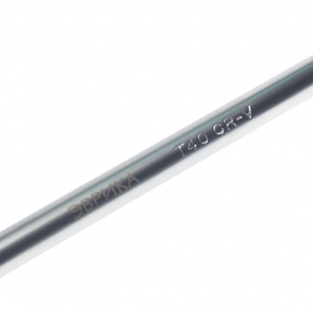 Ключ TORX T40 ER-76640XL: Г-образный экстрадлинный ЭВРИКА /1/12/60