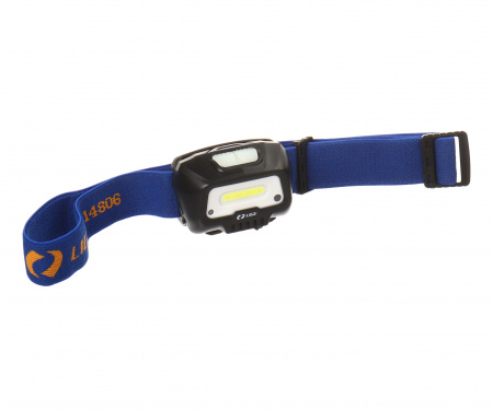 Фонарь налобный аккумуляторный, водонепроницаемый (5W, COB 7000K, 350 Lumen, 3.7V, 1200mAh, Type-C) LG-14806 LIGE /1/100 NEW