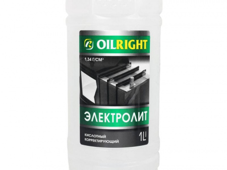 Электролит 1,34г/куб.см 1л OIL RIGHT/1/4
