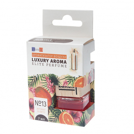 Ароматизатор воздуха FTE-LAE-13 LUXURY AROMA ELITE PERFUME (по мотивам Montale-Mango Manga) подвесной, с деревянной крышкой FOUETTE /1/30