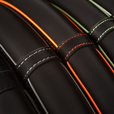 Оплетка руля AP-2020 BLACK/GREY (S) материал синтетический нубук AUTOPROFI 1/20