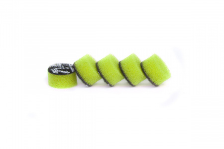 ZV-MINI159UF 15/9/15-ZviZZer MINI (набор 5шт) ЗЕЛЕНЫЙ ультрамягкий круг для гибкого вала