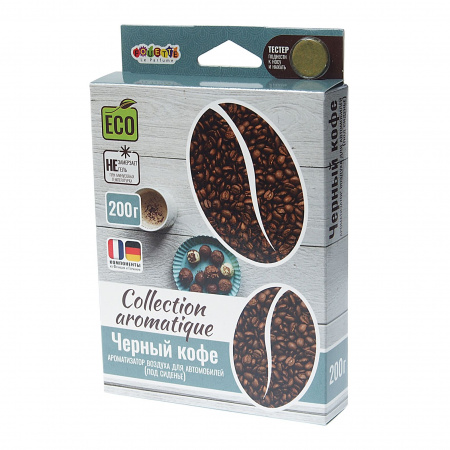 Ароматизатор воздуха FTE-CA-5 COLLECTION AROMATIQUE (черный кофе) под сиденье 200гр FOUETTE /1/40