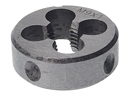 Плашка ER-00910P M09x1-ø25мм, в пластиковом футляреЭВРИКА /1/10