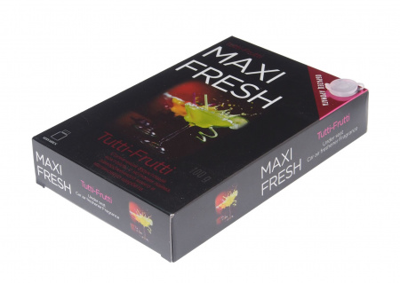 Ароматизатор воздуха MF-116 MAXI FRESH (tutti fruitty) гелевый, под сиденье 100гр /1/40