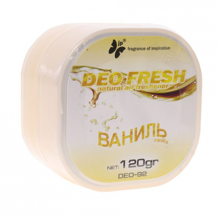 Ароматизатор воздуха DEO-92 DEO FRESH (ваниль) гелевый 120гр FKVJP /1/40
